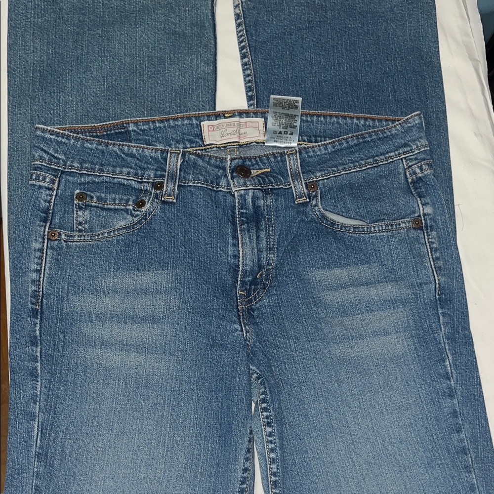 Levi's Classic stretch, low rise, boot, cut Blue Jeans